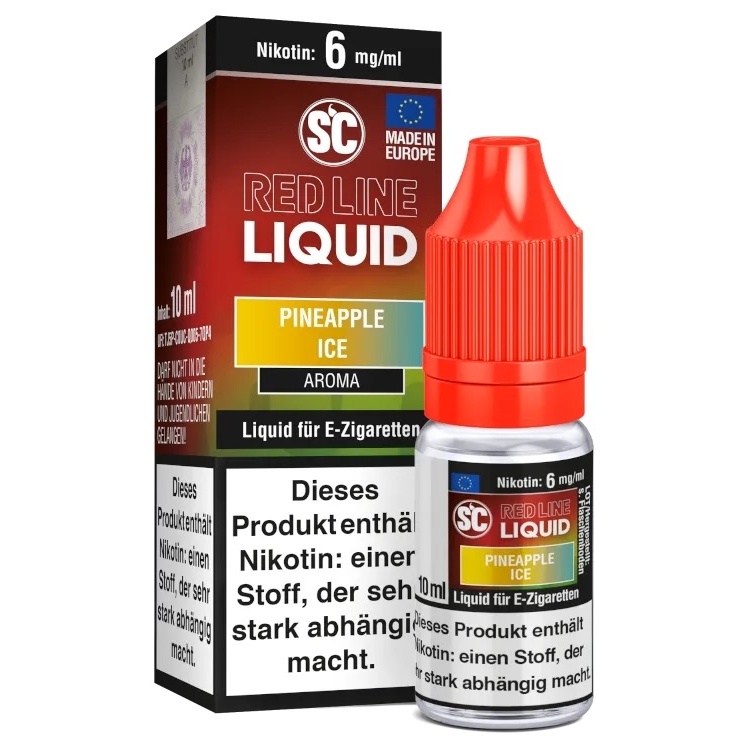 SC - Red Line - Pineapple ICE 6mg/ml Nikotin