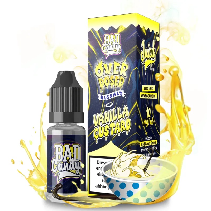 Bad Candy - Juiced - Vanilla Custard 10ml 20mg/ml Nikotinsalz