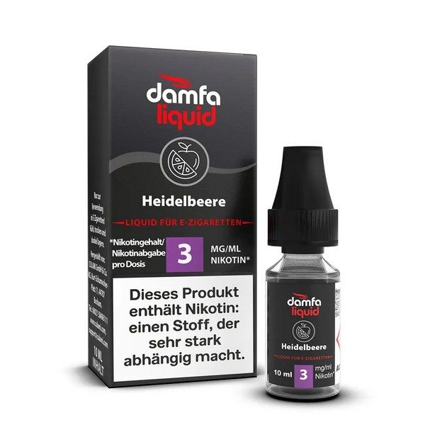 DAMFA Heidelbeere 10ml  3mg/ml Nikotin
