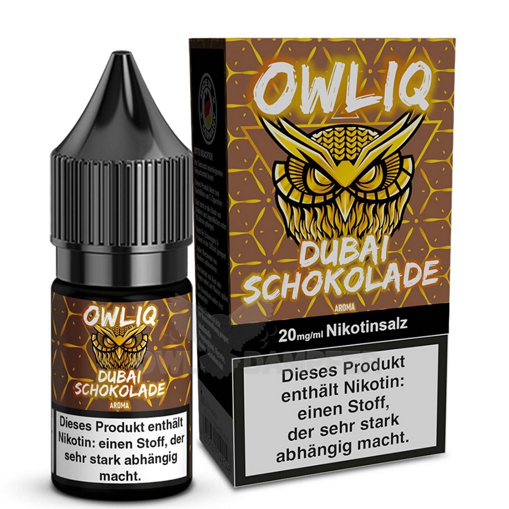 Owliq - Dubai Schokolade 10ml 20mg/ml Nikotinsalz