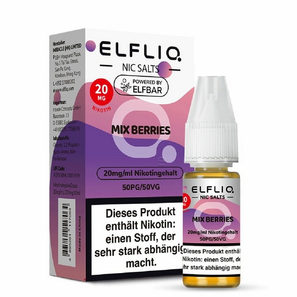 ELFLIQ - Mix Berries - 10ml 10mg/ml Nikotinsalz Liquid