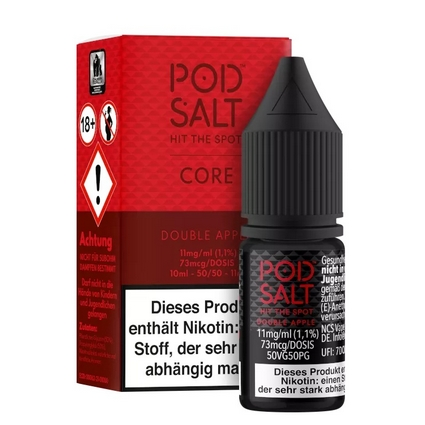 Pod Salt Core - Double Apple 10ml 11mg/ml Nikotinsalz++**