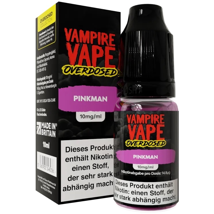 Vampire Vape - 10ml Nic Salts - Pinkman 20mg/ml Nikotinsalz