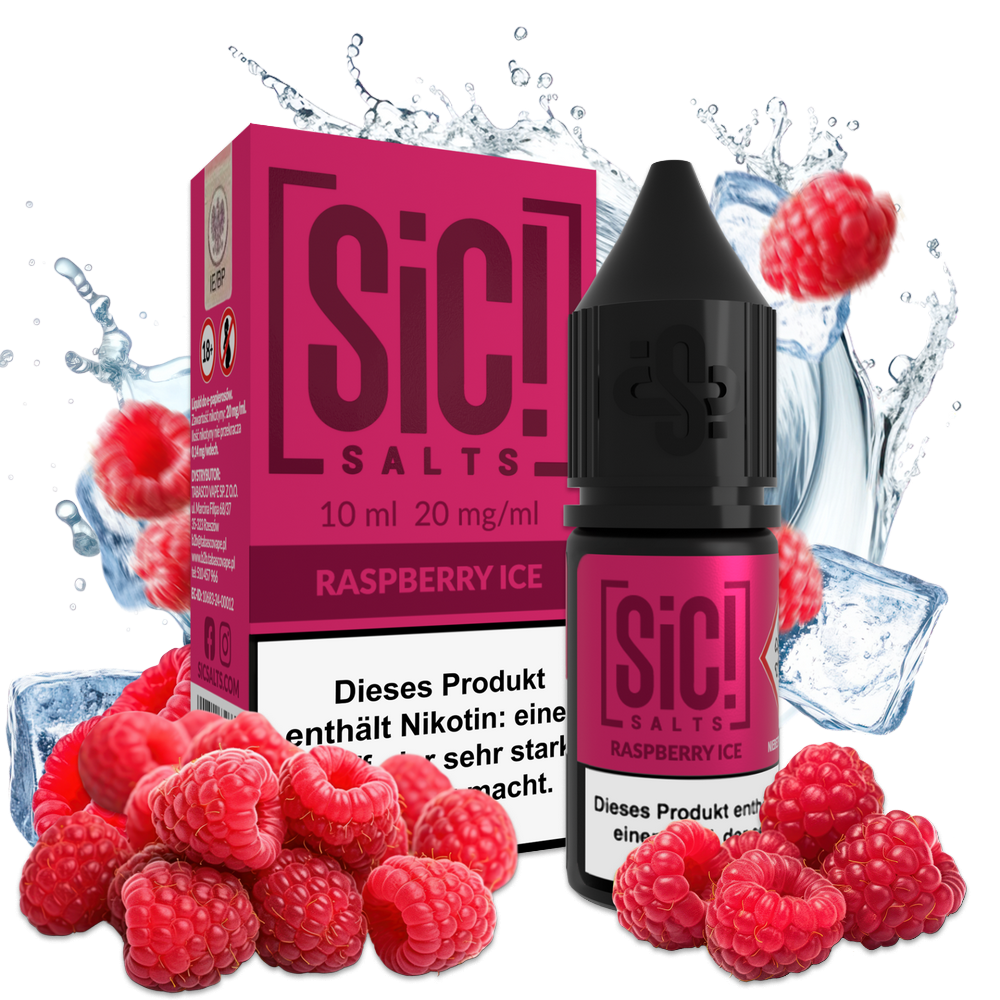 SiC! - Raspberry ICE 10ml 20mg/ml Nikotinsalz