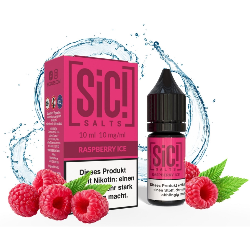 SiC! - Raspberry ICE 10ml 10mg/ml Nikotinsalz