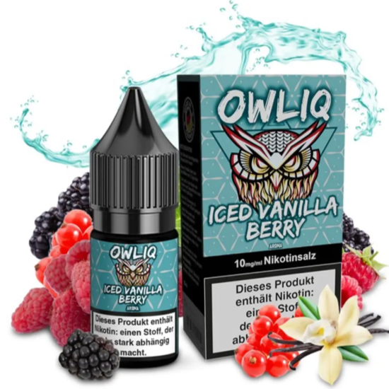 Owliq - Iced Vanilla Berry 10ml 20mg/ml Nikotinsalz