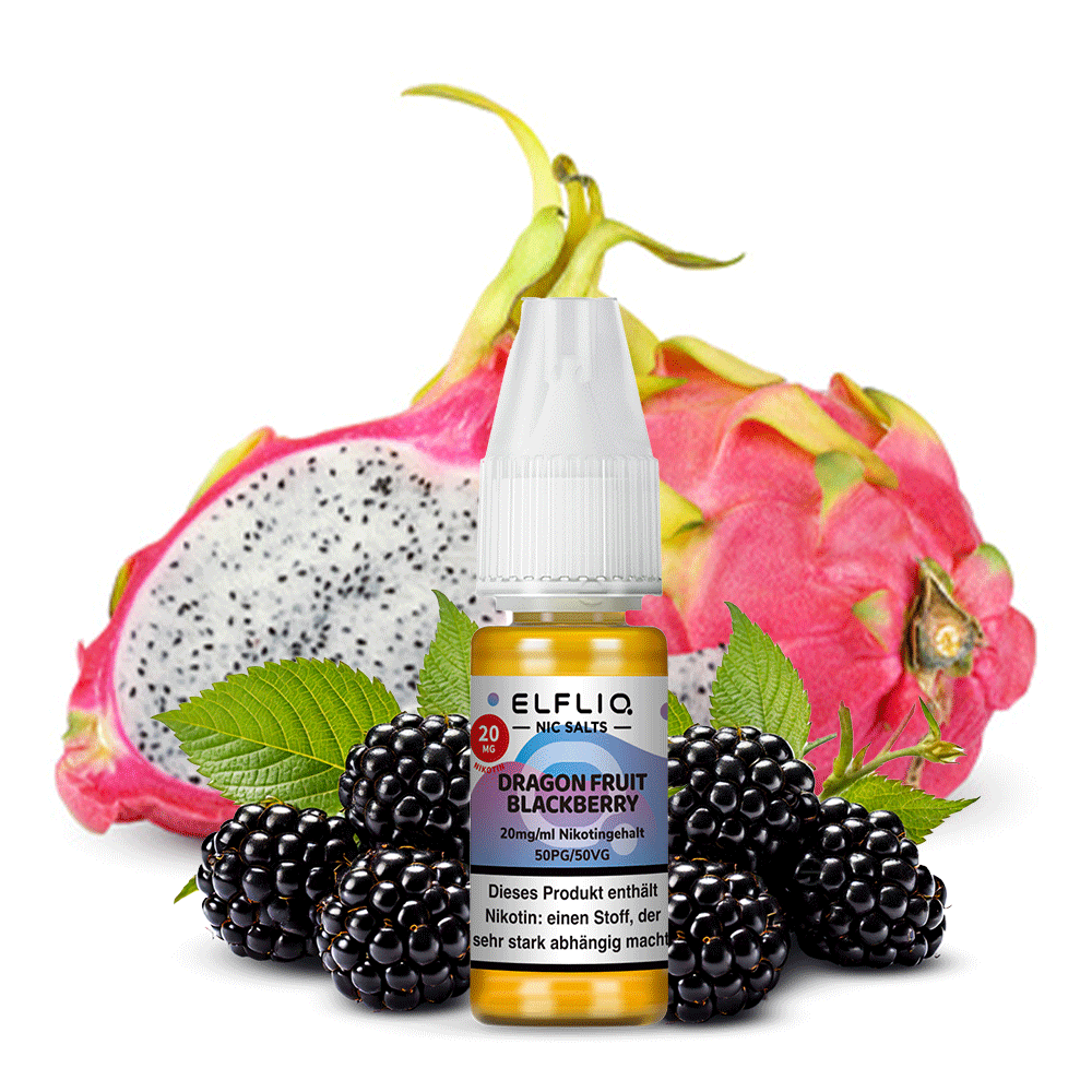 ELFLIQ - Dragon Fruit Blackberry - 10ml 10mg/ml Nikotinsalz Liquid