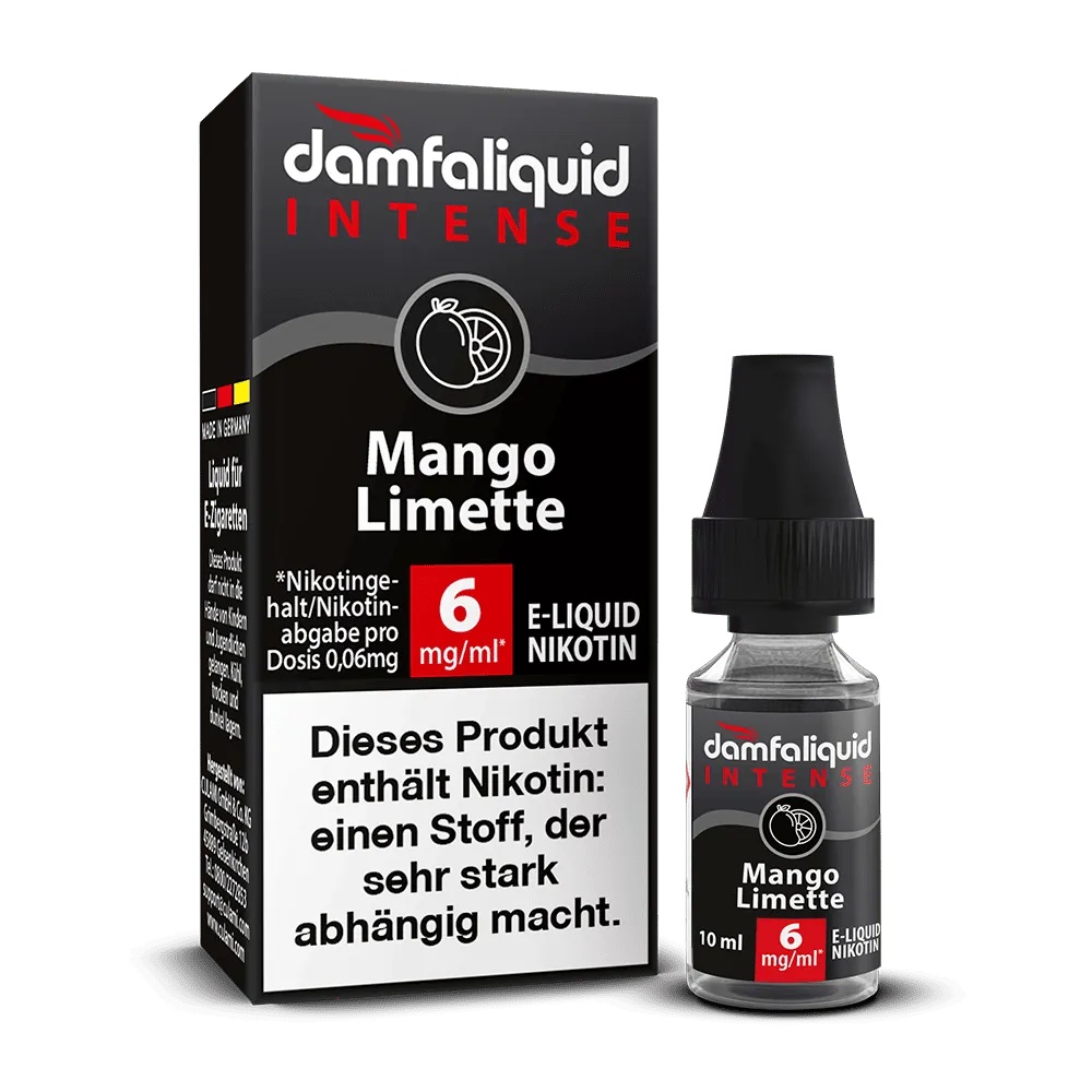 DAMFA - Intense - Mango Limette 10ml 6mg/ml Nikotin