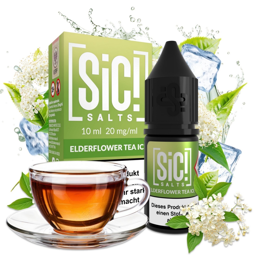 SiC! - Elderflower Tea ICE 10ml 10mg/ml Nikotinsalz