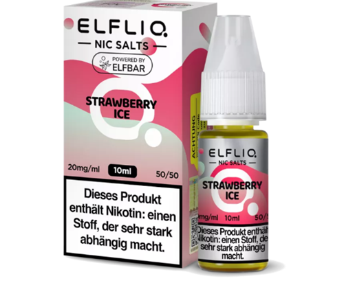 ELFLIQ - Strawberry ICE - 10ml 20mg/ml Nikotinsalz