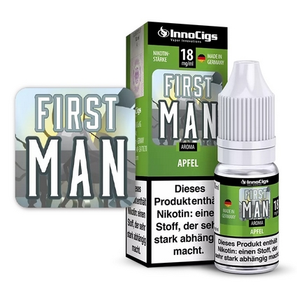 Innocigs - First Man Apfel Liquid 10ml 18mg/ml Nikotin
