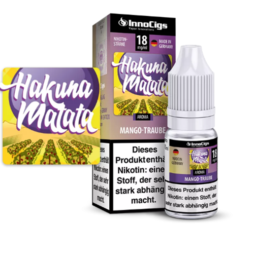 Innocigs - Hakuna Matata Liquid 10ml 18mg/ml Nikotin