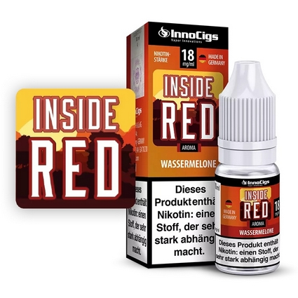 Innocigs - Inside Red Liquid Wassermelone  10ml 18mg/ml Nikotin