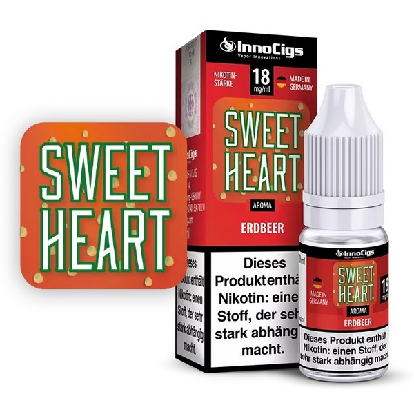 Innocigs - Sweetheart Erdbeere Liquid 10ml 18mg/ml Nikotin