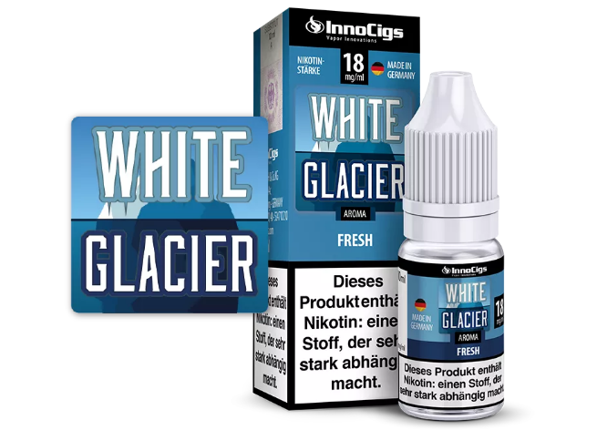 Innocigs - White Glacier Liquid 10ml 18mg/ml Nikotin