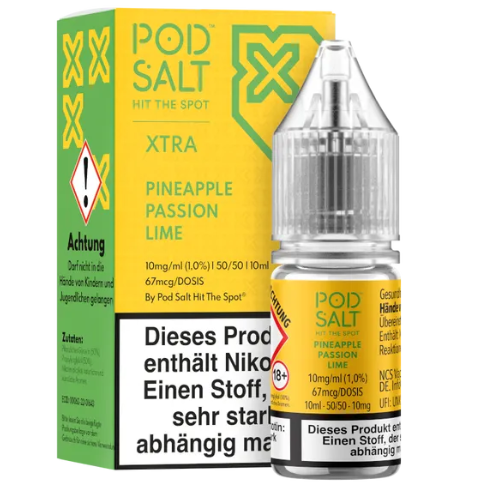 Pod Salt X - Pineapple Passion Lime 10mg/ml Nikotinsalz  +*