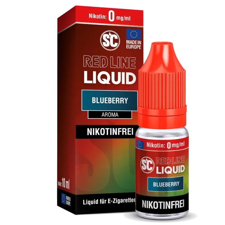 SC - Red Line - Blueberry  ohne Nikotin