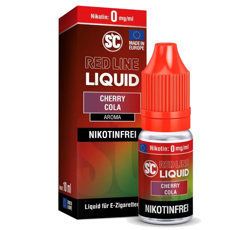 SC - Red Line - Cherry Cola  ohne Nikotin