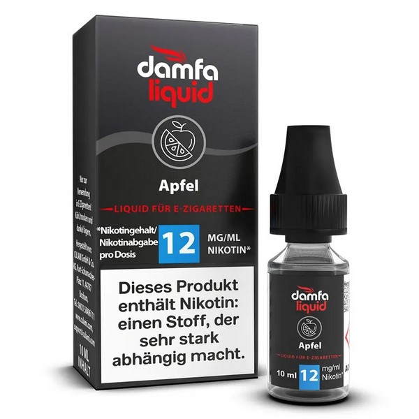 DAMFA Apfel 10ml 12mg/ml Nikotin