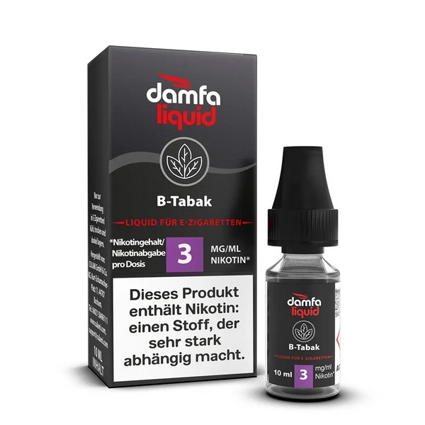 DAMFA B-Tabak 10ml 3mg/ml Nikotin