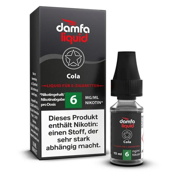 DAMFA Cola 10ml 6mg/ml Nikotin