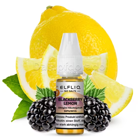[ELFBL010] ELFLIQ - Blackberry Lemon - 10ml 10mg/ml Nikotinsalz Liquid