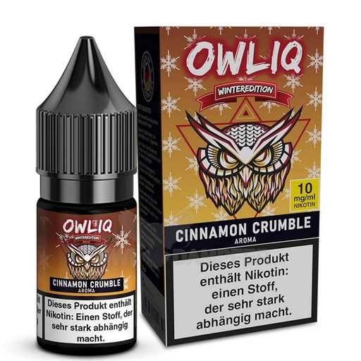 [OWLNSCIC010] Owliq - Cinnamon Crumble 10ml 10mg/ml Nikotinsalz