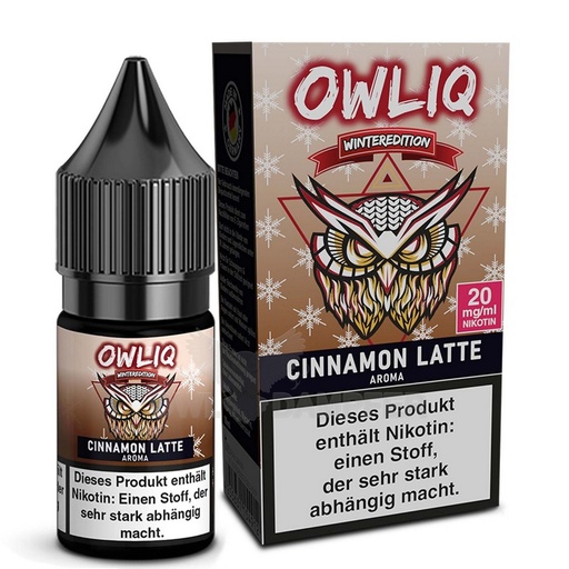 [OWLNSCIL020] Owliq - Cinnamon Latte 10ml 20mg/ml Nikotinsalz