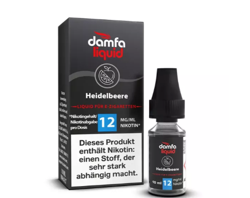 [DLHE012] DAMFA Heidelbeere 10ml 12mg/ml Nikotin