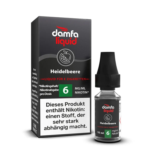 [DLHE006] DAMFA Heidelbeere 10ml  6mg/ml Nikotin