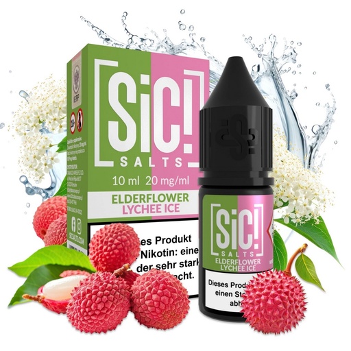 [SICNSEO020] SiC! - Elderflower Lychee ICE 10ml 20mg/ml Nikotinsalz