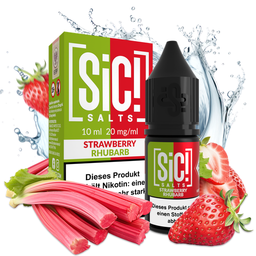 [SICNSST020] SiC! - Strawberry Rhubarb 10ml 20mg/ml Nikotinsalz