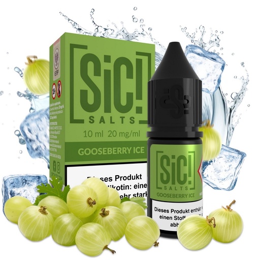 [SICNSGO020] SiC! - Gooseberry ICE 10ml 20mg/ml Nikotinsalz