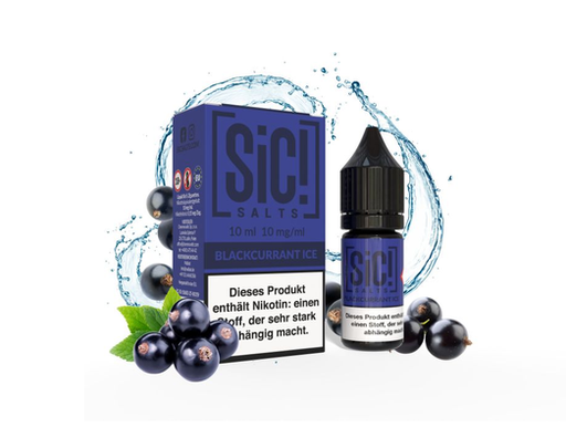 [SICNSBL010] SiC! - Blackcurrant Ice 10ml 10mg/ml Nikotinsalz