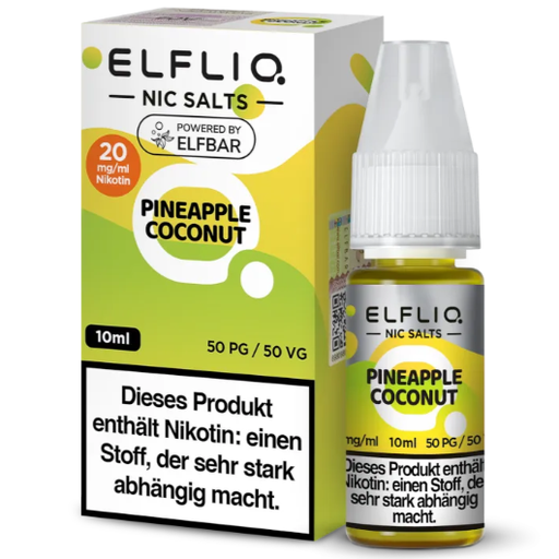 [ELFPC10] ELFLIQ - Pineapple Coconut - 10ml 10mg/ml Nikotinsalz Liquid