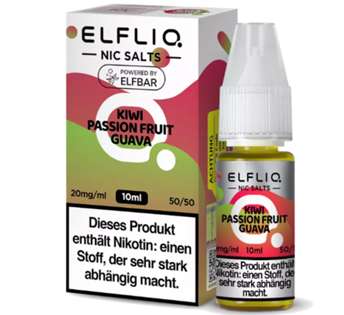 [ELFKP020] ELFLIQ - Kiwi Passionfruit Guava - 10ml 20mg/ml Nikotinsalz