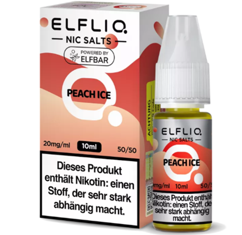 [ELFPE020] ELFLIQ - Peach Ice - 10ml 20mg/ml Nikotinsalz