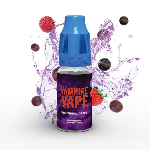 [VVNIHBG003] Vampire Vape - Heisenberg Grape 10ml  3mg/ml Nikotin