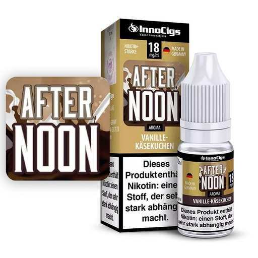 [INNAF009] Innocigs - Afternoon VANILLE-KÄSEKUCHEN Liquid 10ml  9mg/ml Nikotin