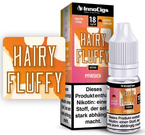 [INNHA018] Innocigs - Hairy Fluffy Pfirsich Liquid 10ml  18mg/ml Nikotin