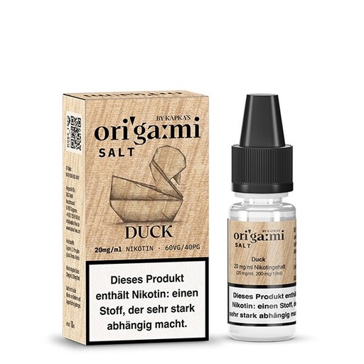 [KANSODU020] Kapkas - Origami - Duck 20mg/ml Nikotinsalz