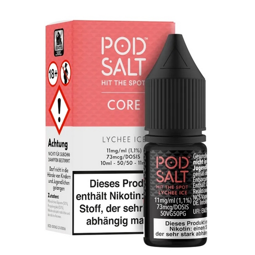 [PSCLYI20] Pod Salt Core - Lychee ICE 10ml 20mg/ml Nikotinsalz
