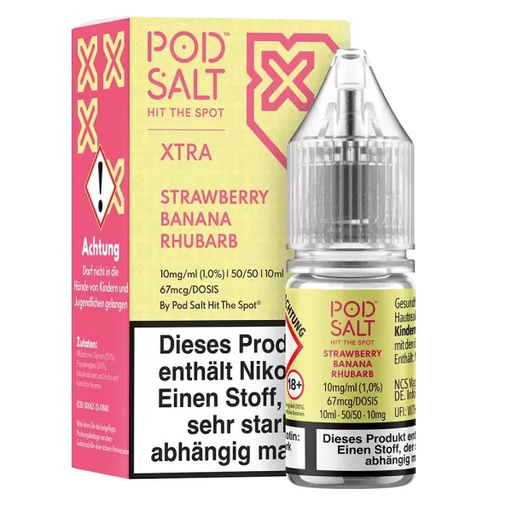 [PSXSB020] Pod Salt X - Strawberry Banana Rhubarb 20mg/ml Nikotinsalz