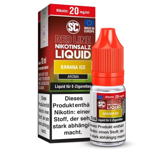 [SCRLNSBA010] SC - Red Line - Banana ICE 10mg/ml Nikotinsalz