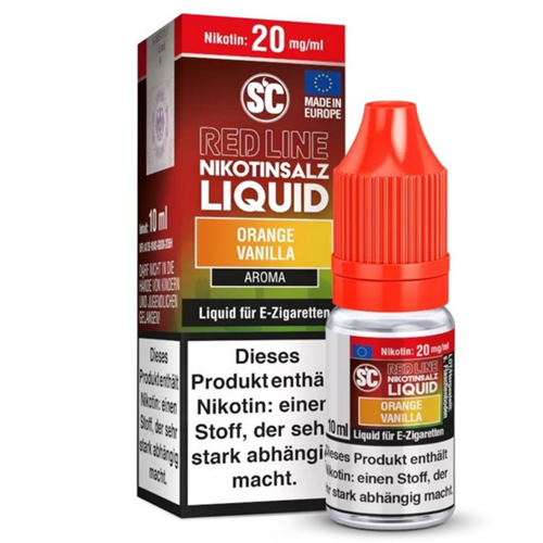 [SCRLNSOR010] SC - Red Line - Orange Vanilla 10mg/ml Nikotinsalz+