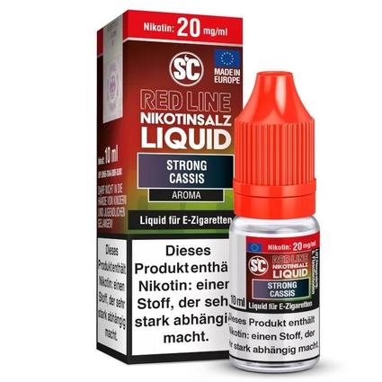 [SCRLNSST020] SC - Red Line - Strong Cassis 20mg/ml Nikotinsalz**
