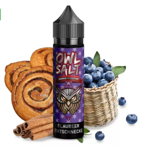 [OWLABLZ] Owl Salt - Blaubeer Zimtschnecke Aroma 10ml