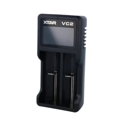 [XTARVC2] Xtar - VC2 Micro USB Ladegerät, Li-Ion, 2 slot, LCD Display