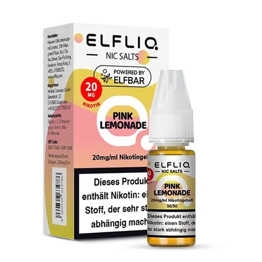 [ELFPL020] ELFLIQ - Pink Lemonade - 10ml 20mg/ml Nikotinsalz Liquid
