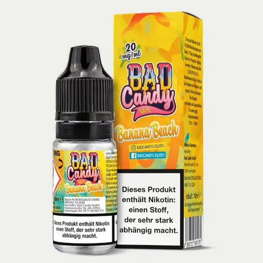 [BCNSBB20] Bad Candy - Salts - Banana Beach 10ml 20mg/ml Nikotinsalz